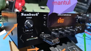 AMPLIFIER SUNBUCK AV80 [upl. by Annahsed918]