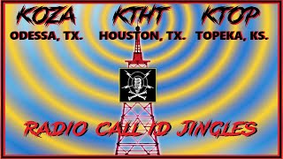 RADIO STATION CALL LETTER JINGLES  KOZA ODESSA TX KTHT HOUSTON TX KTOP TOPEKA KS [upl. by Cole764]