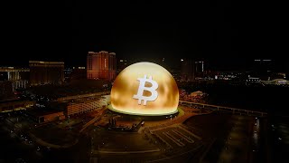 Cryptocom Presents The World’s Biggest Bitcoin on Vegas Sphere [upl. by Chastity38]