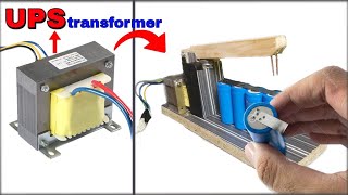 How To Make Spot Welding Machine At Home  DIY Simple Spot Welder  using UPS Transformer [upl. by Froh]