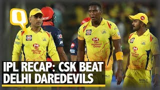 IPL 2018  Match Recap Watson Dhoni Score Big CSK Beat DD by 13 Runs  The Quint [upl. by Amitak]