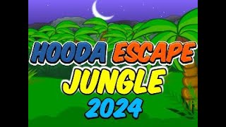 Hooda Escape Jungle 2024  Walkthrough  Hints  Cheats [upl. by Cailean]