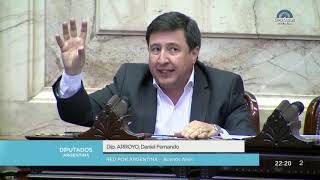 Diputado Arroyo Daniel Fernando  Sesión 24102018  PL [upl. by Emmuela]