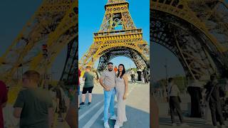 අපේ ආසම හීනයක්🙈🥰🇫🇷Eiffel Tower france romania trending shorts fyp asmr sinhala [upl. by Lenuahs997]