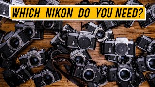 Which Nikon is right for you my 35mm Nikon collection [upl. by Chaing]