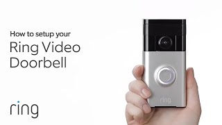 How to Set Up Your Ring Video Doorbell  Ring [upl. by Schargel]