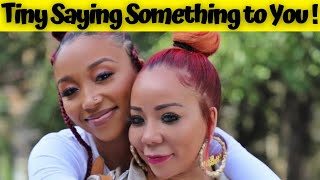 Rapper TIs Bombshell Wife Tiny Harris Wants to Say something to Daughter Zonnique Pullins Fans [upl. by Alla]