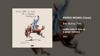 Bad Bunny Feid  PERRO NEGRO Clean version [upl. by Fayre]