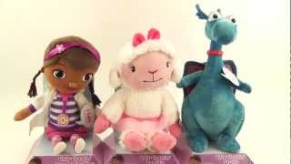 Doc McStuffins Lambie Stuffy Chit Chattin Talking Plush Dolls [upl. by Yziar]