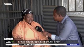 Seven killed in Orange Farm shooting incident [upl. by Sucam]