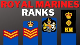 Royal Marines Ranks in Order [upl. by Seamus]