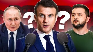 Macron précise son objectif en Ukraine Poutine répond [upl. by Pellikka]