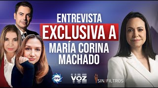 Entrevista EXCLUSIVA a María Corina Machado Venezuela como prioridad en la era Trump [upl. by Nyliac]