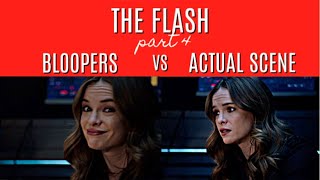 The Flash Bloopers VS Actual Scene part 4 [upl. by Yesteb]