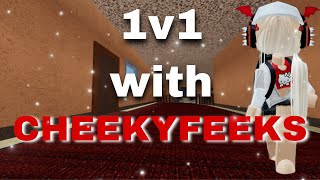 1V1 with CHEEKYFEEKS Murder Mystery 2  Core Fortune [upl. by Sitoiyanap]