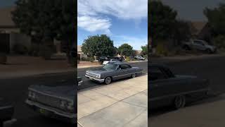 Rollin in my 64 lowrider 64impala automobile [upl. by Oicneserc948]