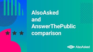 AlsoAsked vs AnswerThePublic comparison [upl. by Amaras807]