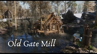 Old Gate Mill A LoreFriendly Skyrim House Mod For Xbox and PC AESE [upl. by Gabrila212]