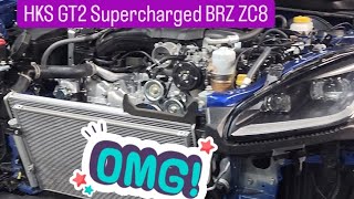 HKS Supercharger on a new BRZ ZC8 [upl. by Sharyl]