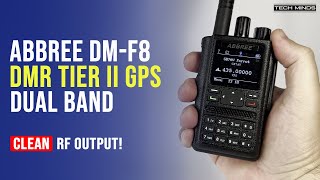 ABBREE DMF8 DMR TIER II With GPS Dual Band Handheld Transceiver [upl. by Yleoj623]