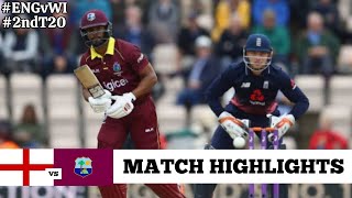 West Indies vs England 2nd T20 Highlights 2024  1111 2024  WI vs ENG 2nd T20 Highlights 2024 [upl. by Geminius]