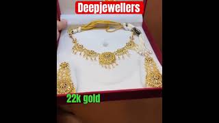 Gold setDeep jewellersgold setplz subscribe my channel deep treadingplzsupport [upl. by Harbison]