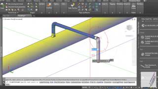 สอนโปรแกรมเขียนแบบ AutoCAD Plant 3D ตอน เริ่มต้นเดินท่อใน AutoCAD Plant 3D [upl. by Litnahc]