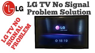 LG TV No Signal Problem Solution  No Signal Problem Solution LG TV [upl. by Craw]