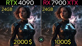 RTX 4090 VS RX 7900 XTX  1440P GAMING TEST [upl. by Liborio200]