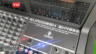 Review Mixer Speck Orkes  Behringer SX4882  Check Sound [upl. by Morrissey232]