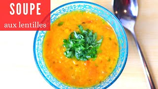 Recette Soupe aux Lentilles rouge simple et Délicieuse😋  Lentilles corail  Soup Dahl Indienne [upl. by Nivrek]