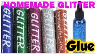 Diy glitter glue painthow to make glitter glue and painteasycheaphow to make glitter glue paint [upl. by Anahtor]