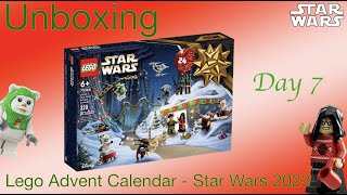 Lego Star Wars Advent Calendar  Day 7 [upl. by Iaverne]