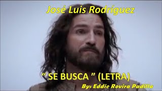 SE BUSCA LETRA  JOSÉ LUIS RODRÍGUEZ [upl. by Mayrim]