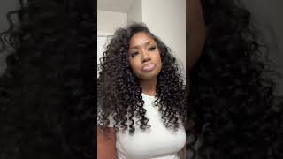 Using 3 bundles for the best look for Fall ✨✨curlymehair naturalhair hair hairstyle bundle [upl. by Schulein]