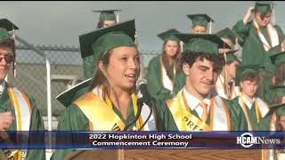 Hopkinton High School Class of 2022 Graduation Ceremony [upl. by Olimreh]