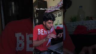 When Boys Alone at home 🫣🫢 memes funny viralvideo [upl. by Aiyt57]