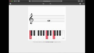 Keyboard Note Identification Video [upl. by Nailil]