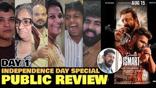 Double ISMART Public Review Hindi  Independence Day  Ram Potheneni Sanjay Dutt [upl. by Omar]