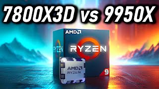 AMD 9950X vs 7800X3D 😎 What CPU is Best [upl. by Ikila]