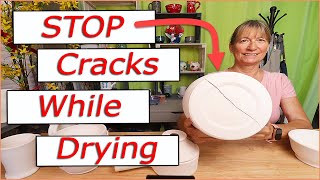 How to Prevent Pottery Clay from Cracking While Drying [upl. by Alphonse798]