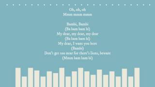 Jidenna  Bambi lyrics [upl. by Azalea]