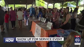 Show Up for service event encourages summer volunteering [upl. by Korrie]