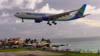 St Maarten Amazing Plane landing and Takeoff footage at Princess Juliana Airport  4 [upl. by Sower]