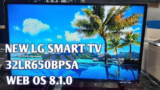 Unboxing LG 32LR650 Smart TV Terbaru dengan Web OS 810 [upl. by Abihsat186]