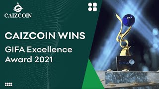 Caizcoin Won The GIFA Excellence Award 2021  Islamic Blockchain [upl. by Aivon221]