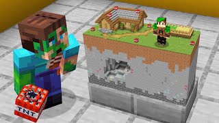 I Trapped My Friends in a TINY Minecraft World [upl. by Dnalrah578]