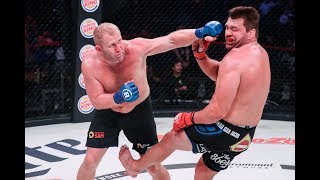 Bellator 225 Highlights Sergei Kharitonov Knocks Out Matt Mitrione  MMA Fighting [upl. by Libbi]