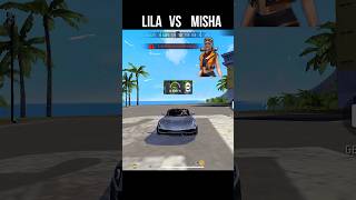 Lila VS Misha 🔥 Good Bye Misha Character Ability  Lila Character Ability in BR Rank alginateff [upl. by Tullius]