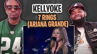 FIRST TIME REACTION  KELLY CLARKSON  7 Rings Ariana Grande [upl. by Ing]